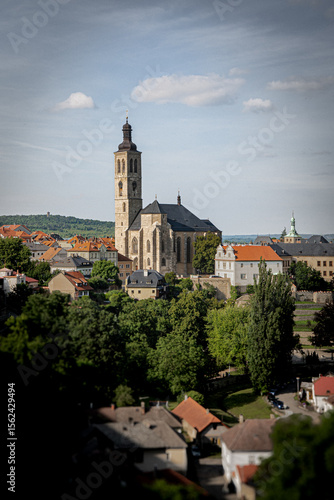 View of St. James Church over Kutná Hora