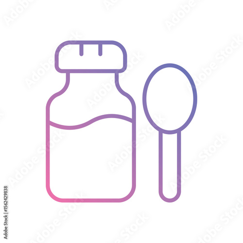 Fish Fat icon vector