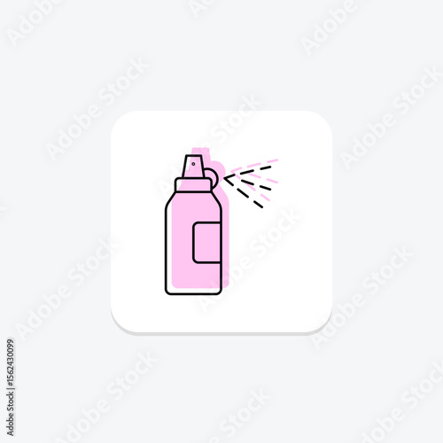 Fixative Spray, vector, pixel perfect, illustrator file