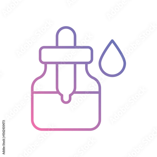 Nasal Drops icon vector