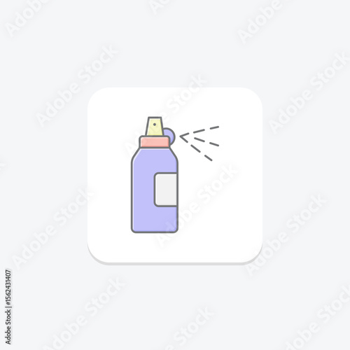 Fixative Spray, vector, pixel perfect, illustrator file