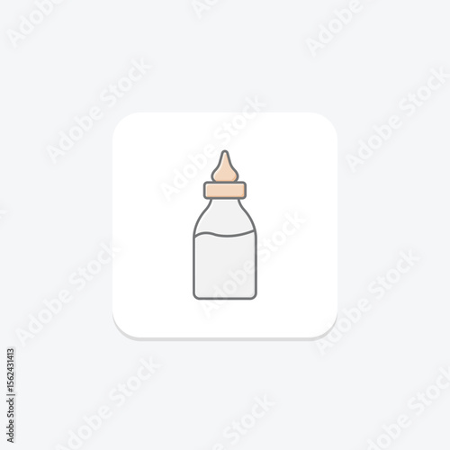 Varnish Bottle, vector, pixel perfect, illustrator file