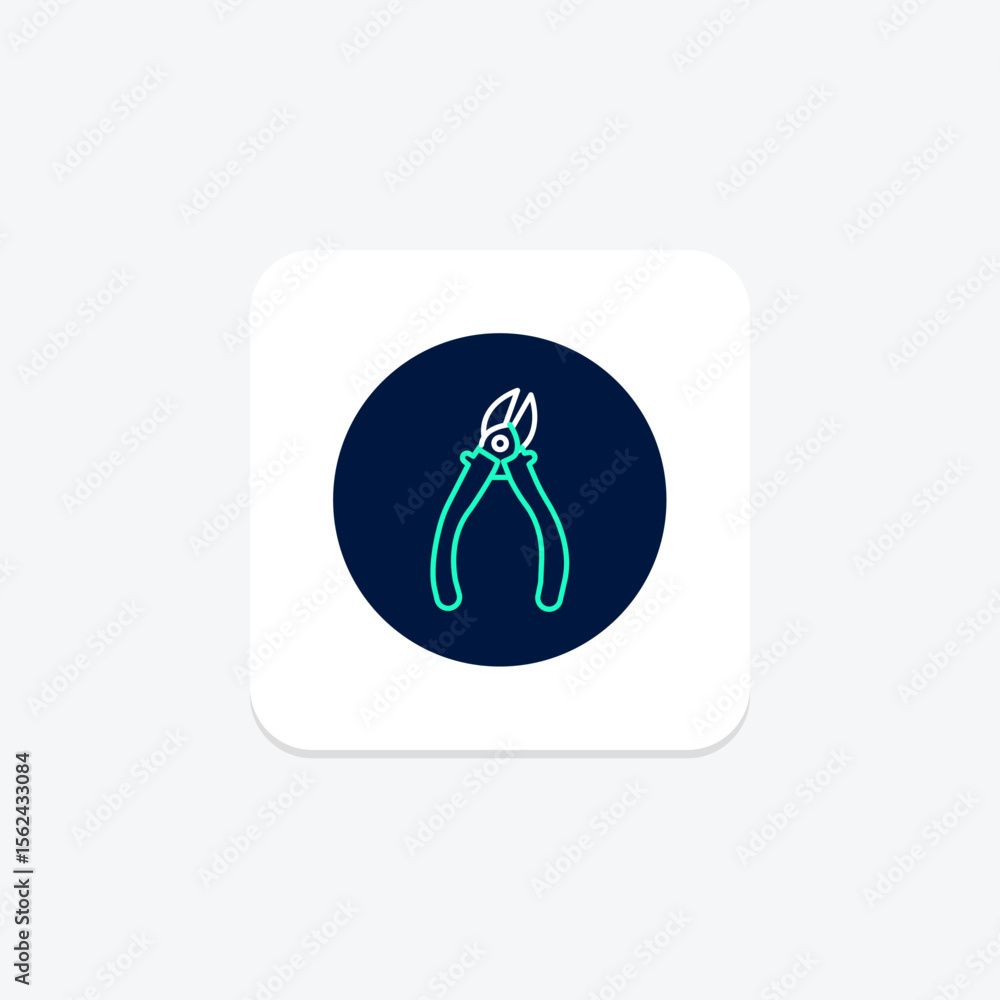 Fototapeta premium Wire Cutter, vector, pixel perfect, illustrator file