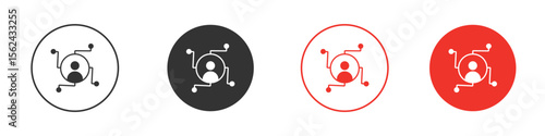Affiliate marketing icon vector, Symbol, logo illustrations