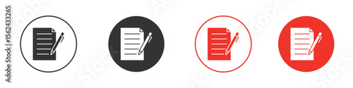 Agreement icon. Black style vector icons. Isolated sign symbol
