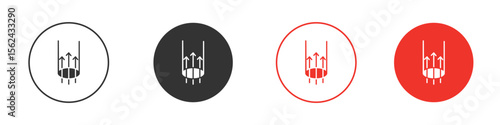 Air suction icon. Black style vector icons. Isolated sign symbol