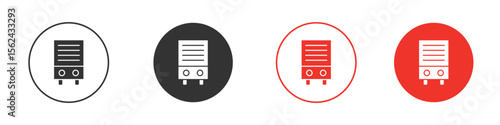 Air purifier icon. Black style vector icons. Isolated sign symbol