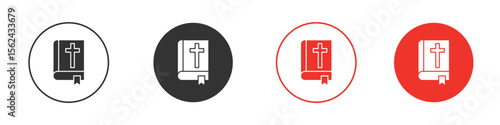 Bible icon vector, Symbol, logo illustrations