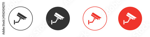 CCTV icon vector, Symbol, logo illustrations