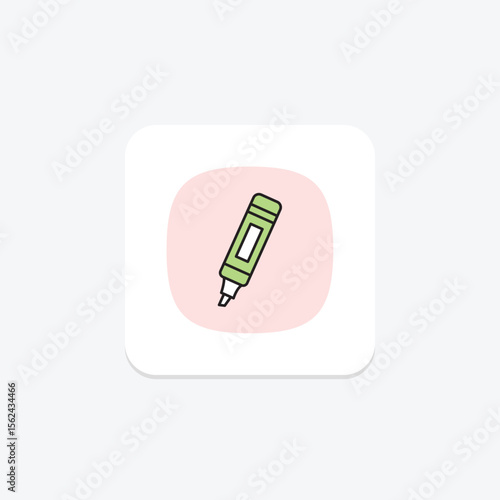 Colored Pencil, vector, pixel perfect, illustrator file
