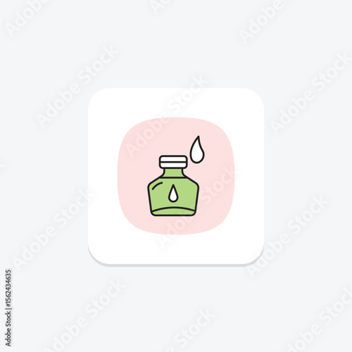 Ink Bottle, vector, pixel perfect, illustrator file