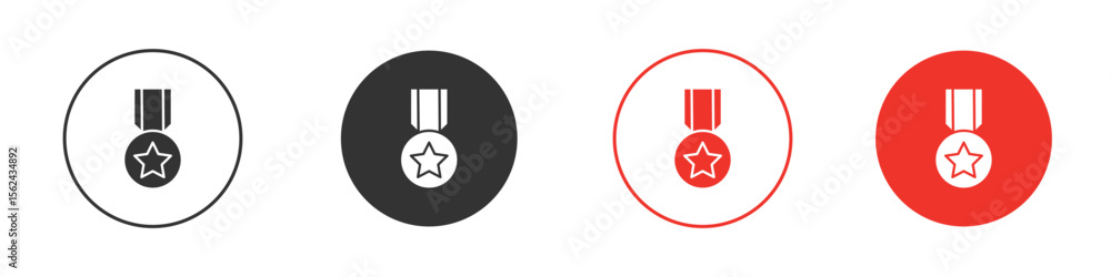 Fototapeta premium Condecoration icon. Black style vector icons. Isolated sign symbol