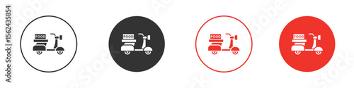 Food delivery icon vector, Symbol, logo illustrations