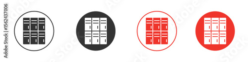 Lockers icon vector, Symbol, logo illustrations