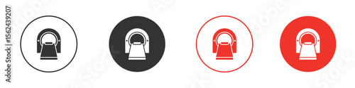 Tomography icon. Black style vector icons. Isolated sign symbol
