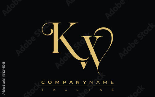 Fotografi KW Abstract Creative Jewelry Logo