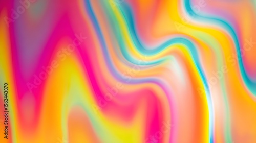 Abstract vibrant swirl colors