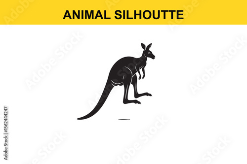 Kangaroo vector editable changeable