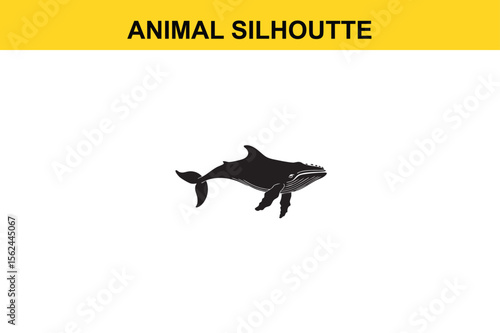 Whale vector editable changeable