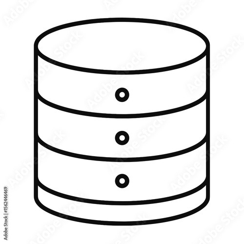 Round storage drawers with three compartments and circular design . data base 