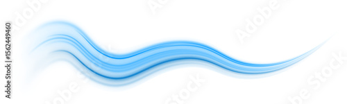 Blue wave curved lines for presentations, illustration of articles and publications on technological trends and innovations, covers of technological magazines. Light arc in blue colors.	