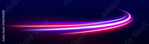 High tech lines, studio product, future cyberspace concept. Light trail wave, fire path trace line, car lights, optic fiber and incandescence curve twirl. 