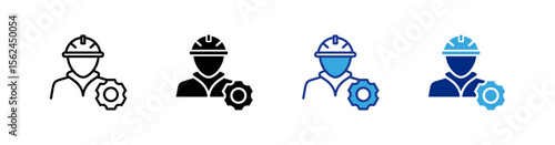 Worker icons set.eps