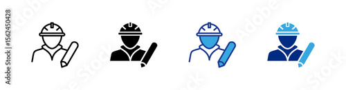 Worker icons set.eps