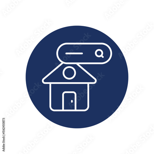 Search icon vector