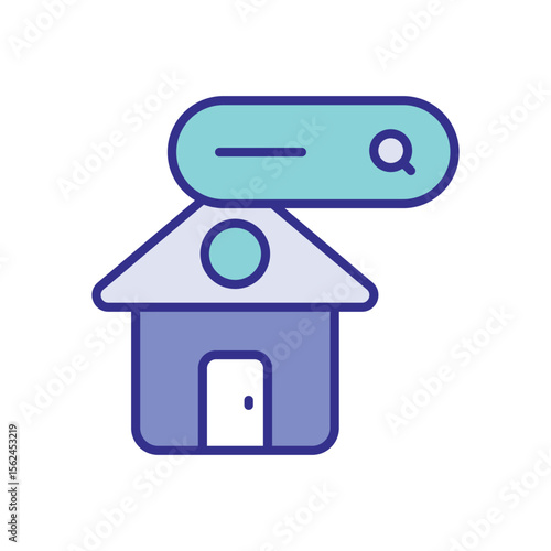 Search icon vector