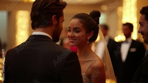 Wallpaper Mural Romantic Couple 4K Stock Video Wedding Ceremony Torontodigital.ca