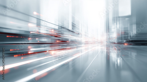 Futuristic Abstract Tech Background with Glowing Digital Light Textures