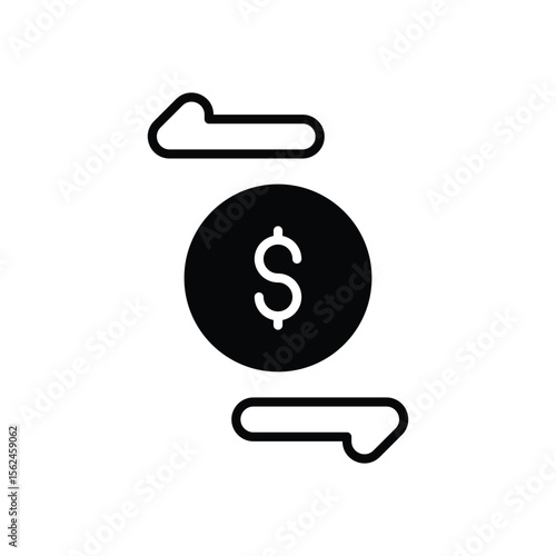 Transactions icon vector