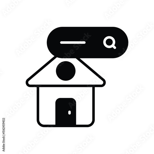 Search icon vector
