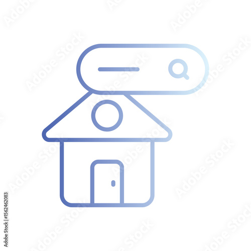 Search icon vector