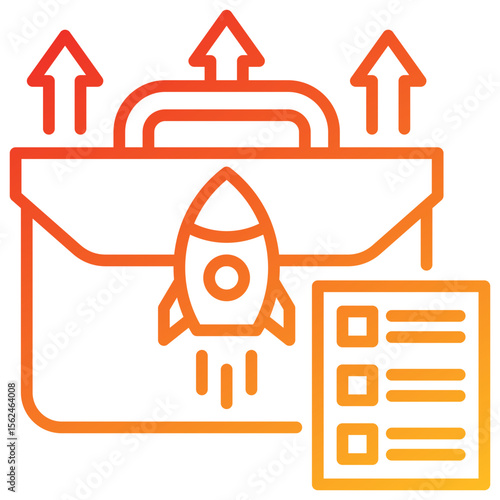 Initiationbusiness Line Gradient Icon