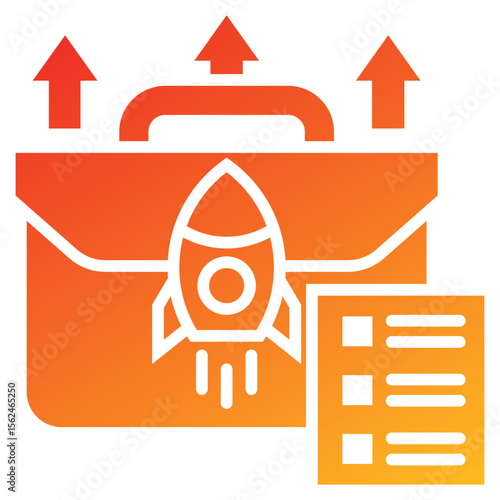 Initiationbusiness Glyph Gradient Icon