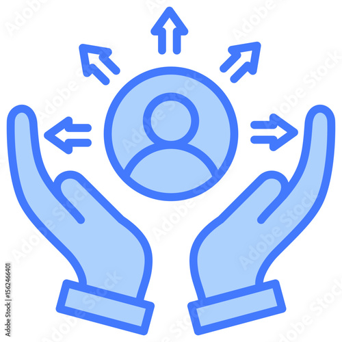 Support Blue Icon