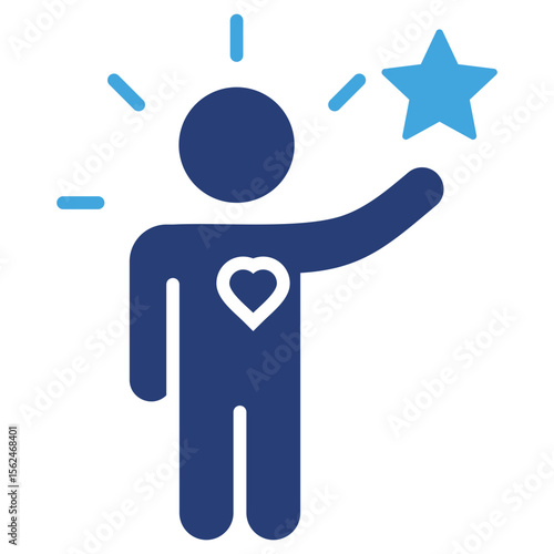 Self Esteem Two Color Icon