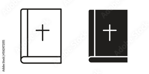 Bible icon vector, Symbol, logo illustrations