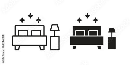 Clean Room icon Black and White Vector Graphic
