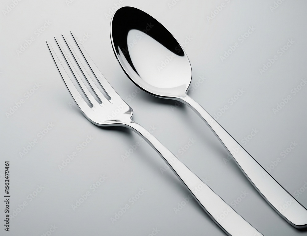 fork and spoon in table fork and spoon in table