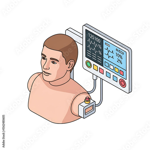 Virtual patient avatar or simulator for diagnostics.