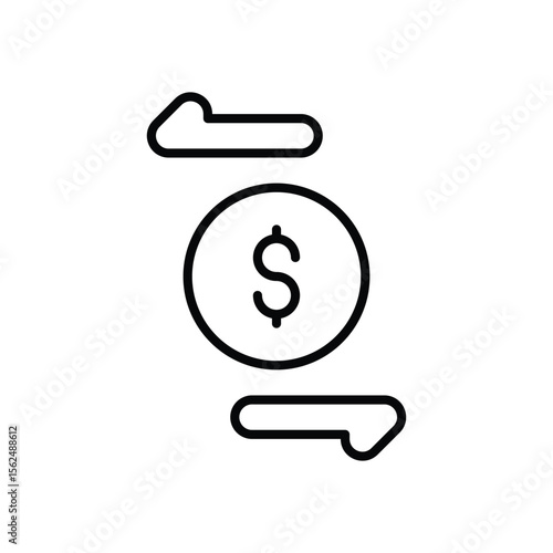 Transactions icon vector