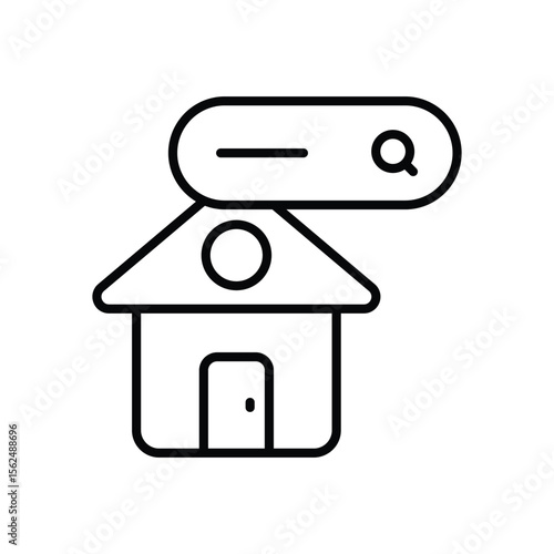 Search icon vector