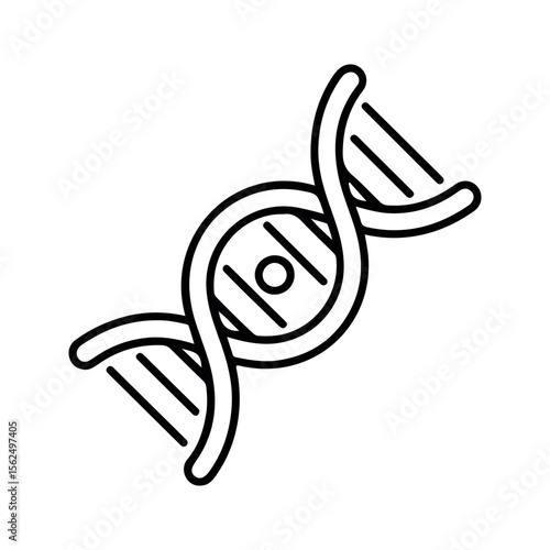 Double Helix D N A Strand Genetic Code Icon science
