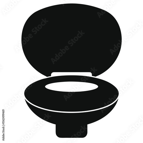 Toilet Seat Icon Simple, Clean Design for Bathroom Essentials