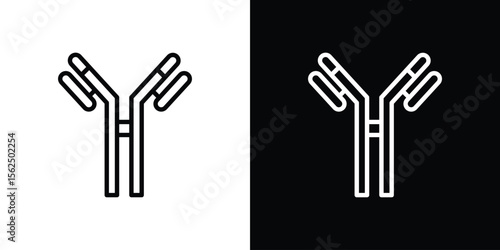 Antibody icon vector, Symbol, logo illustrations