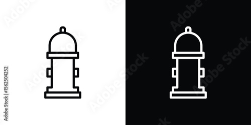 Fire hydrant icon vector, Symbol, logo illustrations