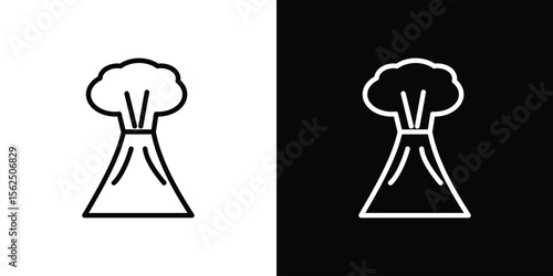 Volcano icon vector, Symbol, logo illustrations